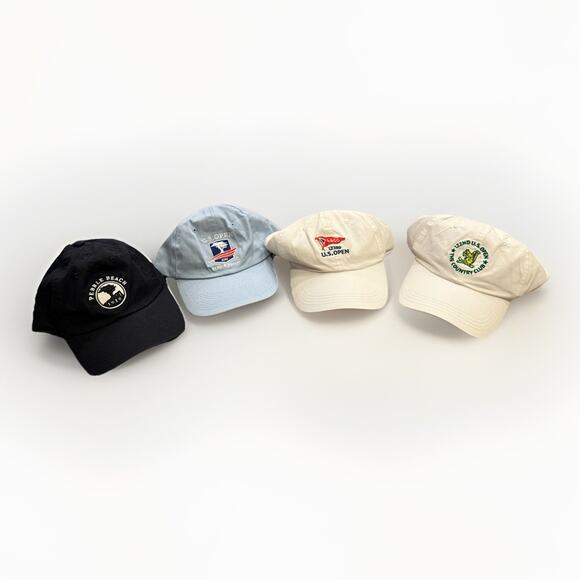 Multiples Other - Lot Of 4 USGA American Needle Ahead Pebble Beach US Open Mixed Adjustable Hats